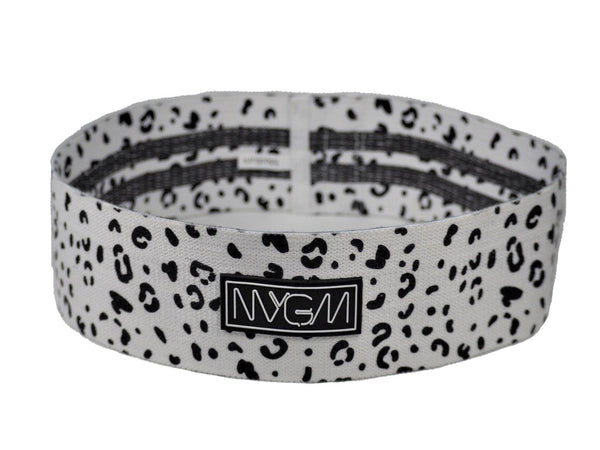 Medium Resistance Hip Band - Black & White.